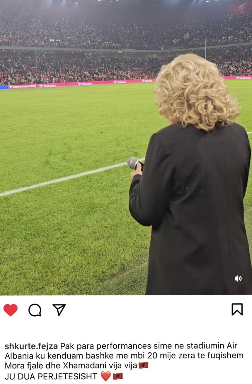 Shkurte Fejza flet pas performancës në stadium: “Ju dua përjetësisht”… 1 4C71394E 107A 4589 B42F E622AF214BC1