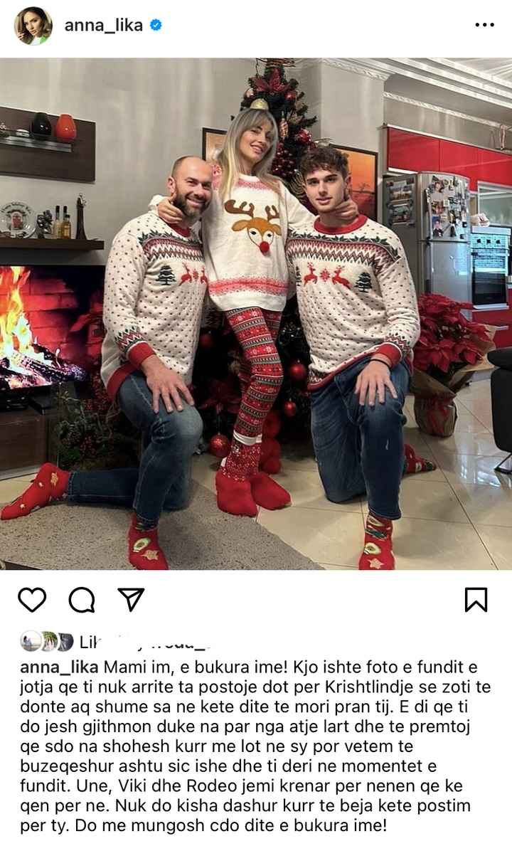 “Kjo ishte foto e fundit që nuk arrite ta postoje”, Anna Lika bën dedikimin prekës për të ëmën 1 500E6292 6CD1 47FD A746 4F39CB9FA8FE