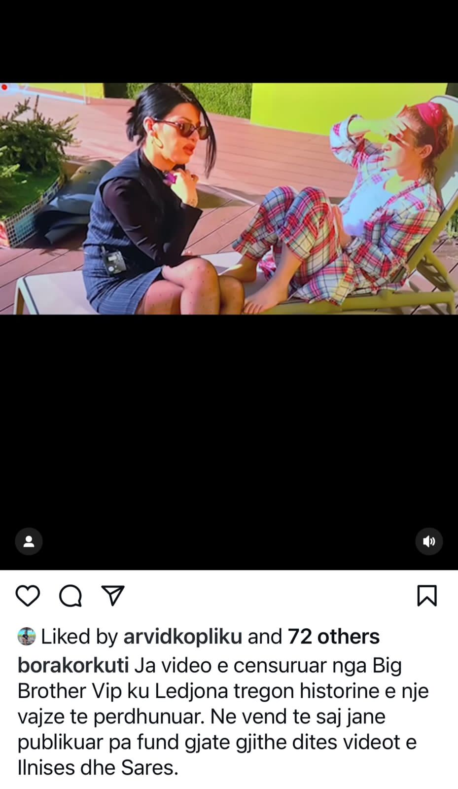 Shoqja e Ledjones publikon videon e çensuruar nga BB VIP Albania 3 1 10ACC9E6 AE5F 45EB B92E 835CAA253FB8