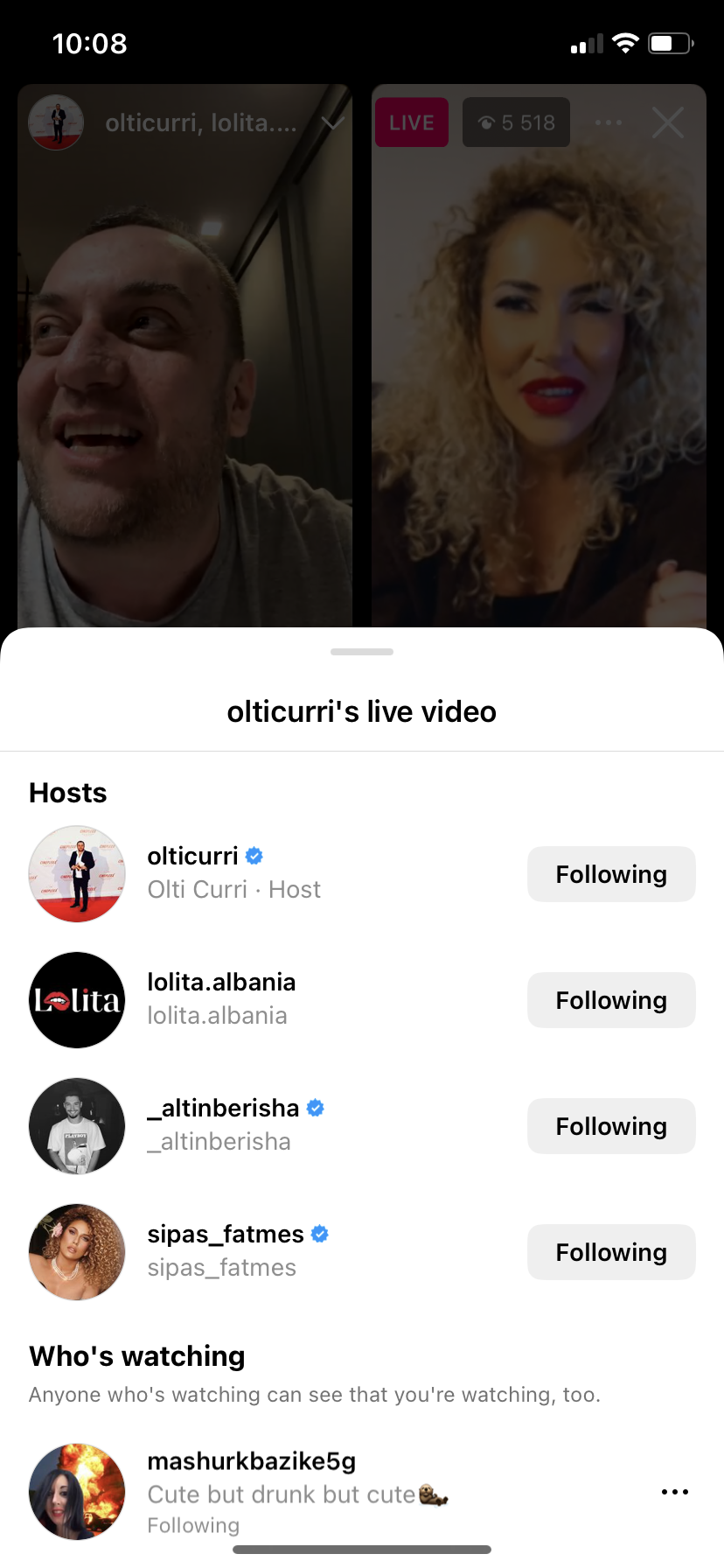 Olti Curri fut për herë të parë LIVE Lolitën, për të komentuar BBVIP Albania 1 F6EDBD20 B105 4511 882D B243690C4223