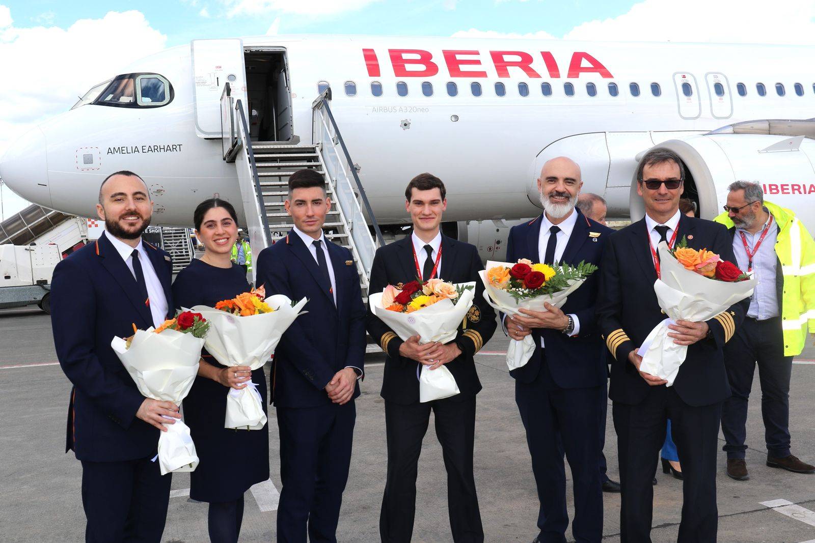 Aeroporti Ndërkombëtar i Tiranës mirëpret Fluturimin Inaugurues të Iberia nga Madridi 4 2E017FF9 4BBB 4709 ABA1 56ADF94125B4