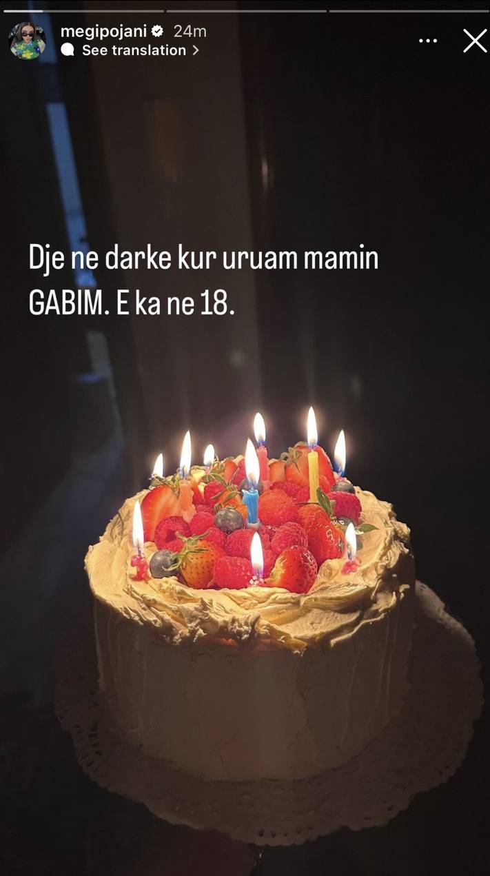 Megi Pojani bën gafën e radhës, ngatërron ditëlindjen e nënës të saj 1 15710E91 01D0 4AF8 97E0 2BE935385D3B