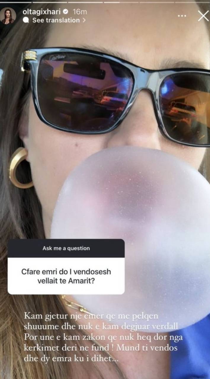 Olta Gixhari e ka vendosur emrin e bebit, madje nuk është i dëgjuar më parë! 1 82D680D4 3EC6 416E 9E03 31579B6FEA46