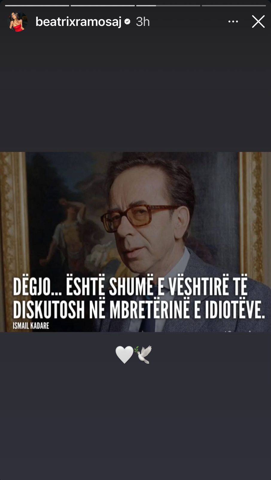 Cila nga vajzat e showbizit e ka ndjerë më shumë ikjen nga jeta të Ismail Kadaresë? 2 5B5A98BD EB09 48D0 88D9 B70344A904AB