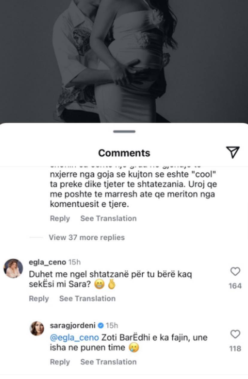 Egla ngacmon Sarën: Duhet me ngel shtatzënë për tu bërë kaq seksi 1 8D241D93 C482 4519 B644 4F5710371F86