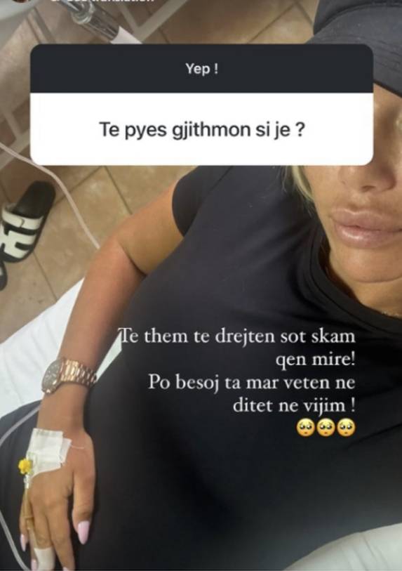 Adelina Tahiri përfundon në spital 1 2615DFC9 F13A 4EB4 B056 EF1D3DFDA12C