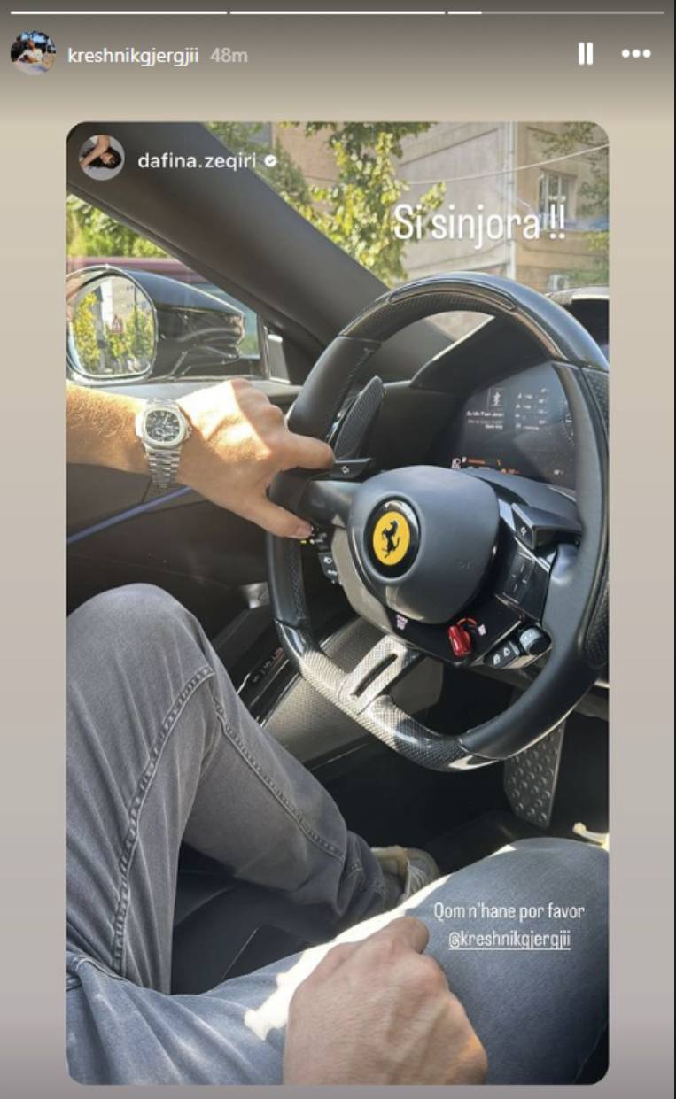 Pasi i bëri dhuratë “Ferrari”, Dafina ka një kërkesë për partnerin 1 C6D3D5AB 9FF9 490C 836D 37EFBFC50744