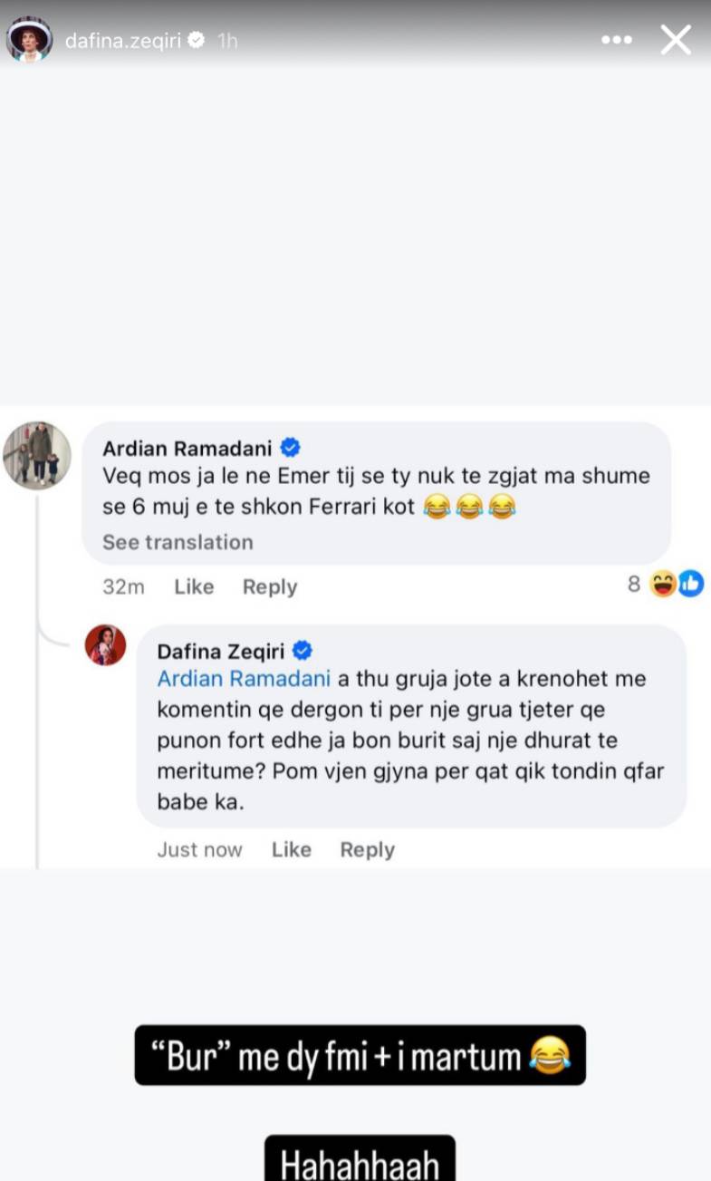 Në foton e dhuratës luksoze për partnerin,Dafina Zeqiri nuk ia kursen përgjigjen ndjekësit 1 IMG 5517