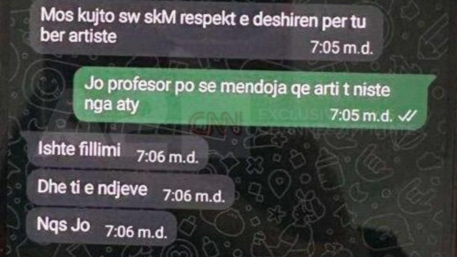 Dalin bisedat e profesorit me nxënsen 14 vjeçare në Korçë 6 B8C403DC 09C4 4F80 9C75 3DDCC0301260