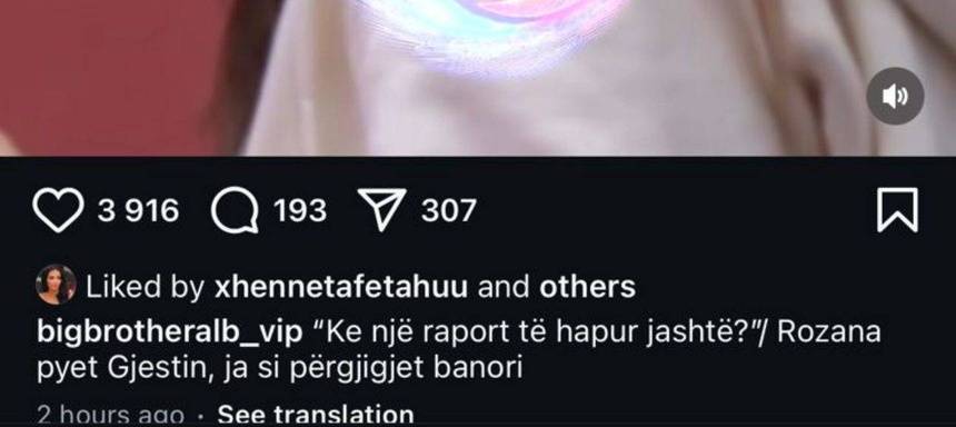 Pas daljes nga BB VK, Xheneta reagon kështu kundrejt Gjestit 1 IMG 9993