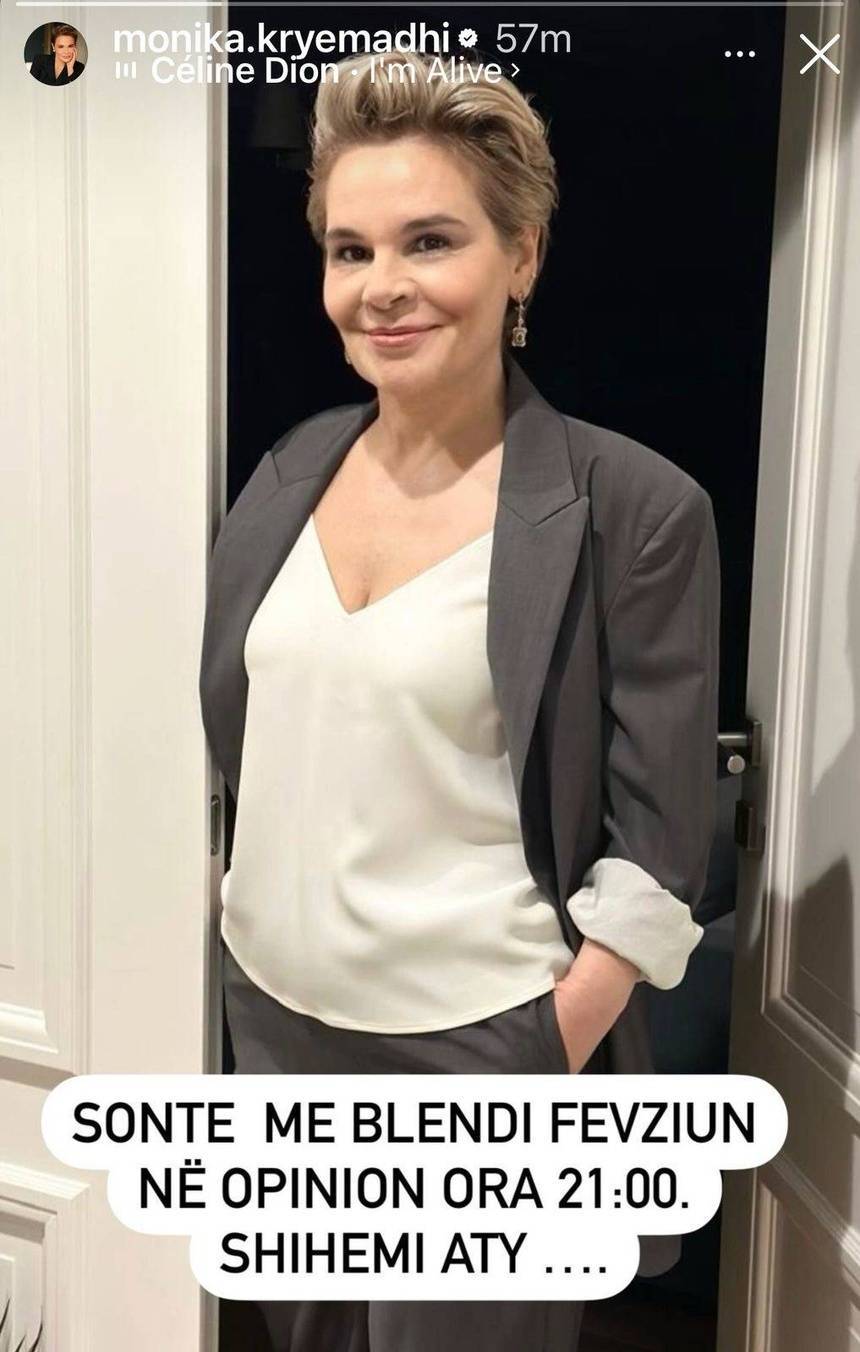 Monika Kryemadhi postimin për Opinion, e ka me një mesazh të fshehtë ? 1 74b04cd2 0363 43b1 bca1 a002c629edf3