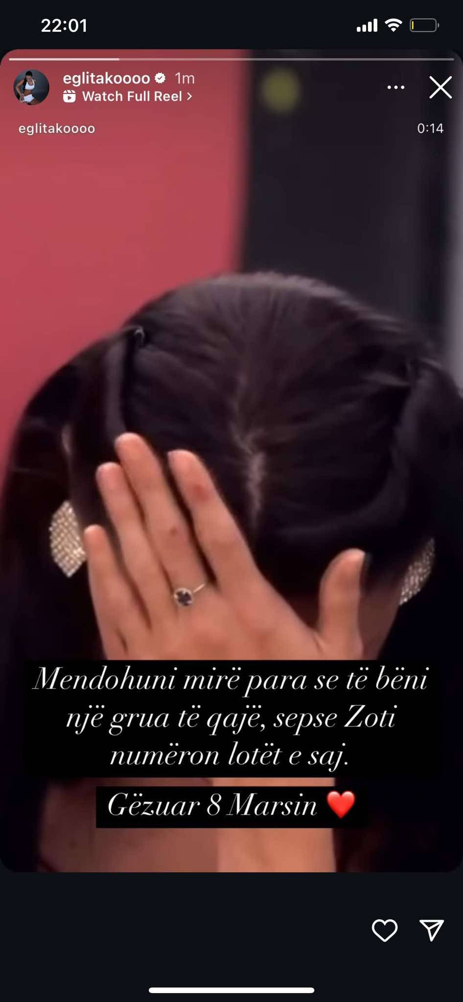 Pas klipit të saj në BB VIP, reagon Egli? 1 IMG 2790