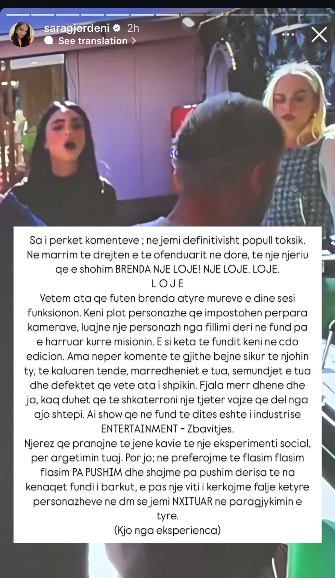 Njësoj si ajo dhe Bardhi! Sara Gjordeni tregon rastësinë me çiftin Egli dhe Gjesti 3 IMG 3351