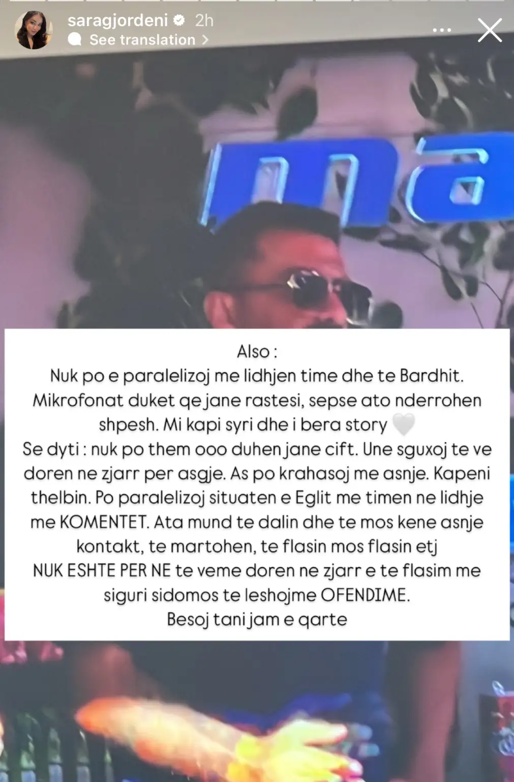 Njësoj si ajo dhe Bardhi! Sara Gjordeni tregon rastësinë me çiftin Egli dhe Gjesti 4 IMG 3352