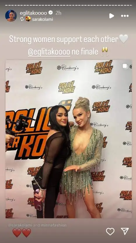 Sara Kolami ka një mesazh për Eglin 1 IMG 4516