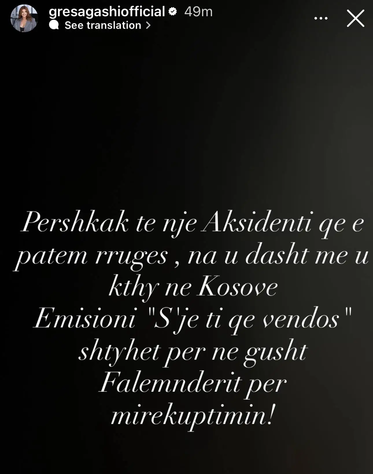 Gresa dhe Vullneti bëjnë aksident 1 IMG 0201