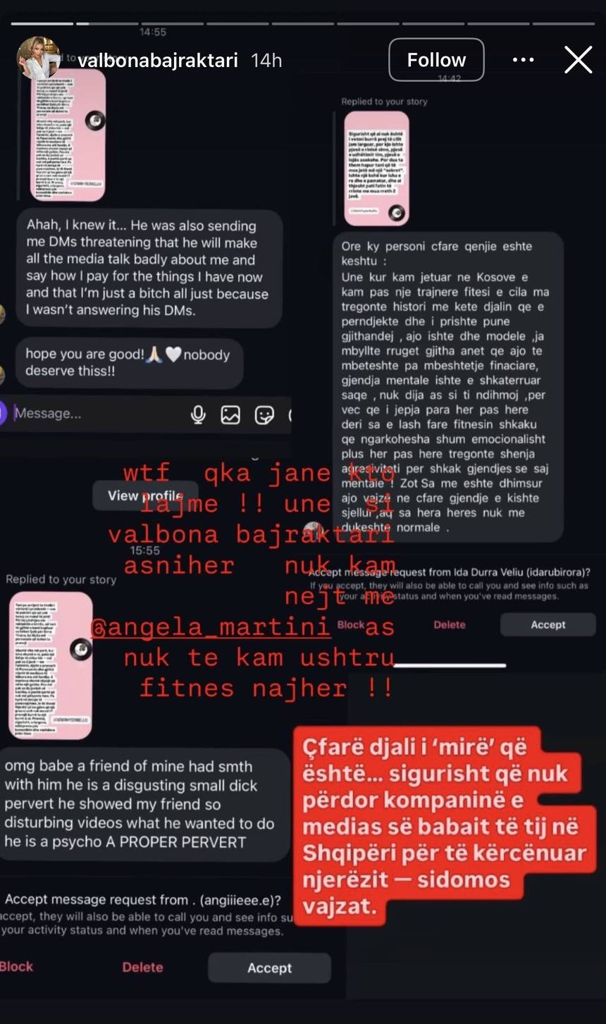 Telenovela vazhdon! Pas akuzave mes Angela Martinit dhe Fatmir Hysenbelliut, reagon vajza e cila u quajt “ish e dashura e dhunuar” 1 IMG 3546