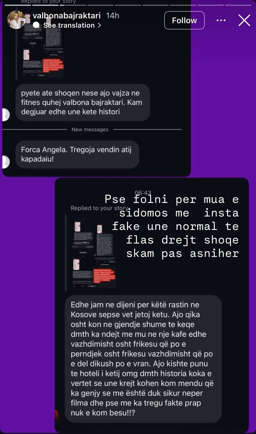 Telenovela vazhdon! Pas akuzave mes Angela Martinit dhe Fatmir Hysenbelliut, reagon vajza e cila u quajt “ish e dashura e dhunuar” 2 IMG 3547