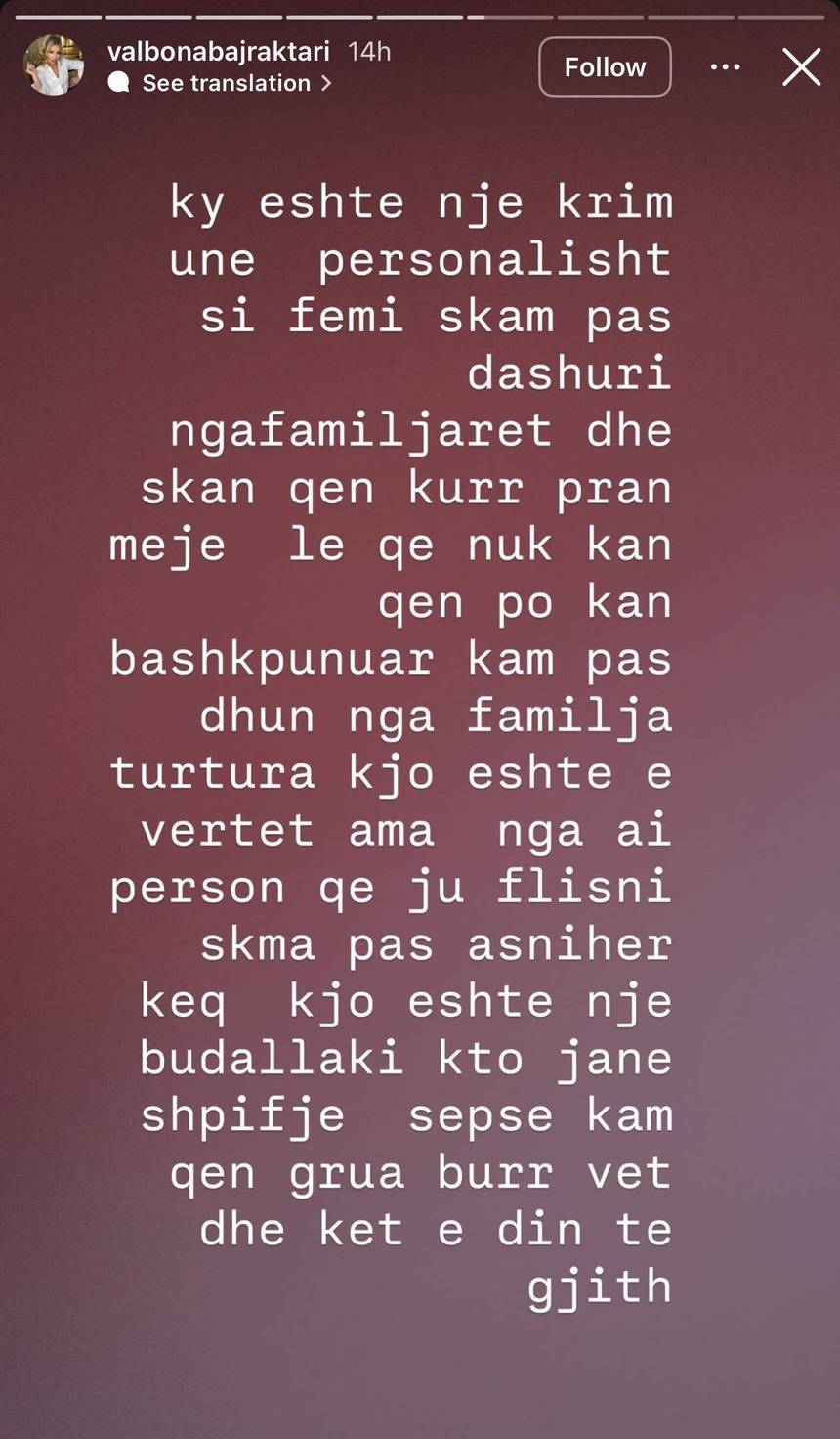 Telenovela vazhdon! Pas akuzave mes Angela Martinit dhe Fatmir Hysenbelliut, reagon vajza e cila u quajt “ish e dashura e dhunuar” 5 IMG 3550
