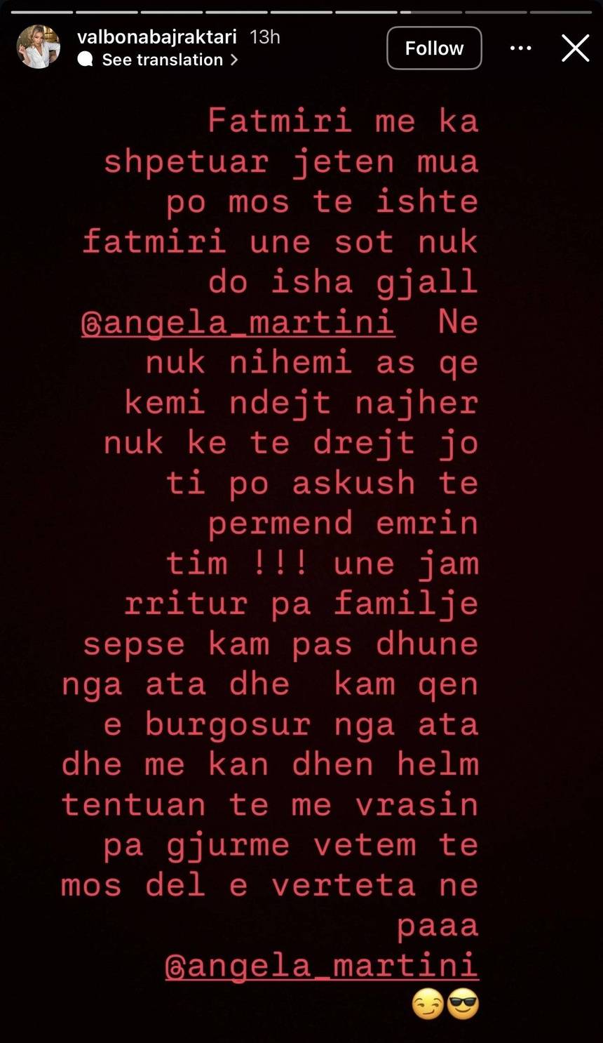 Telenovela vazhdon! Pas akuzave mes Angela Martinit dhe Fatmir Hysenbelliut, reagon vajza e cila u quajt “ish e dashura e dhunuar” 6 IMG 3551