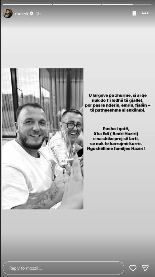 Xhaxhai i partneres u nda nga jeta, Mozzik bën postimin prekës 1 IMG 7629