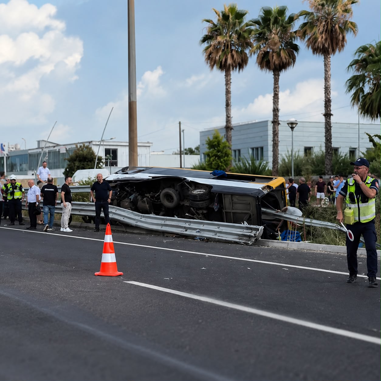 Autobusi del nga rruga dhe përmbyset, dy viktima dhe mbi 15 të plagosur nga aksidenti tragjik në autostradën Tiranë-Durrës!