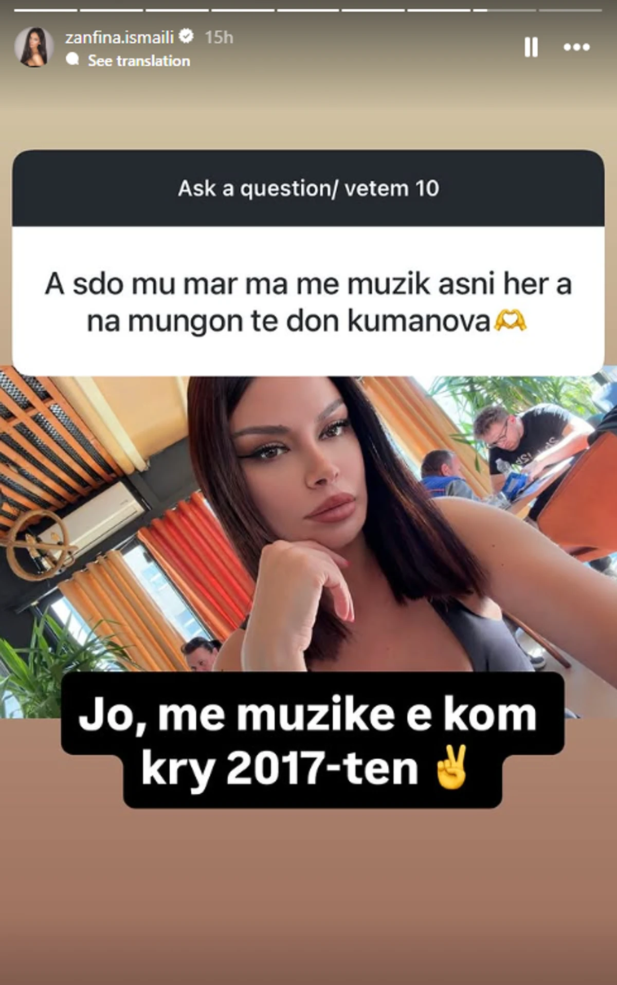 “Me muzikën e kam mbyllur”, Zanfina Ismaili përgjigjet edhe për jetën personale 2 IMG 7672