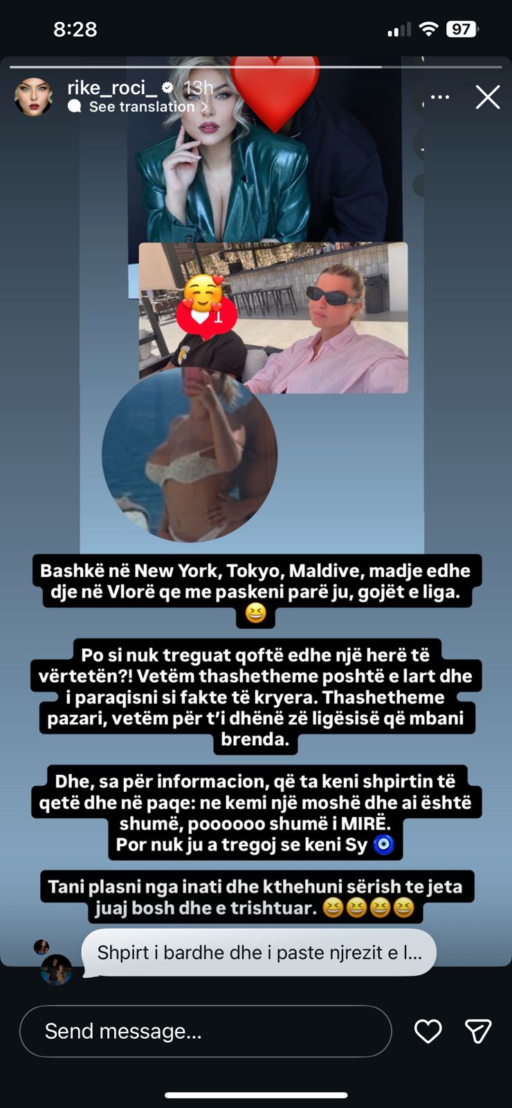 "Është shumë i mirë, por..." Rike Roçi në një lidhje, publikon foto me partnerin e saj 1 fc97042b 99cb 48d3 8f01 0473bed32404