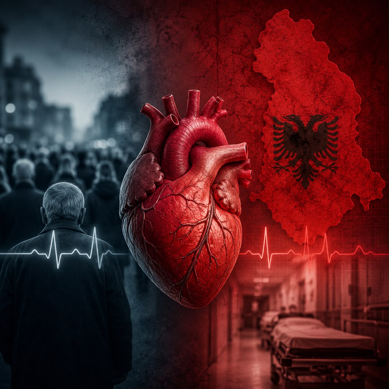 Shqipëria përballë epidemisë së heshtur/ 1 në 2 vdekje nga sëmundjet e zemrës