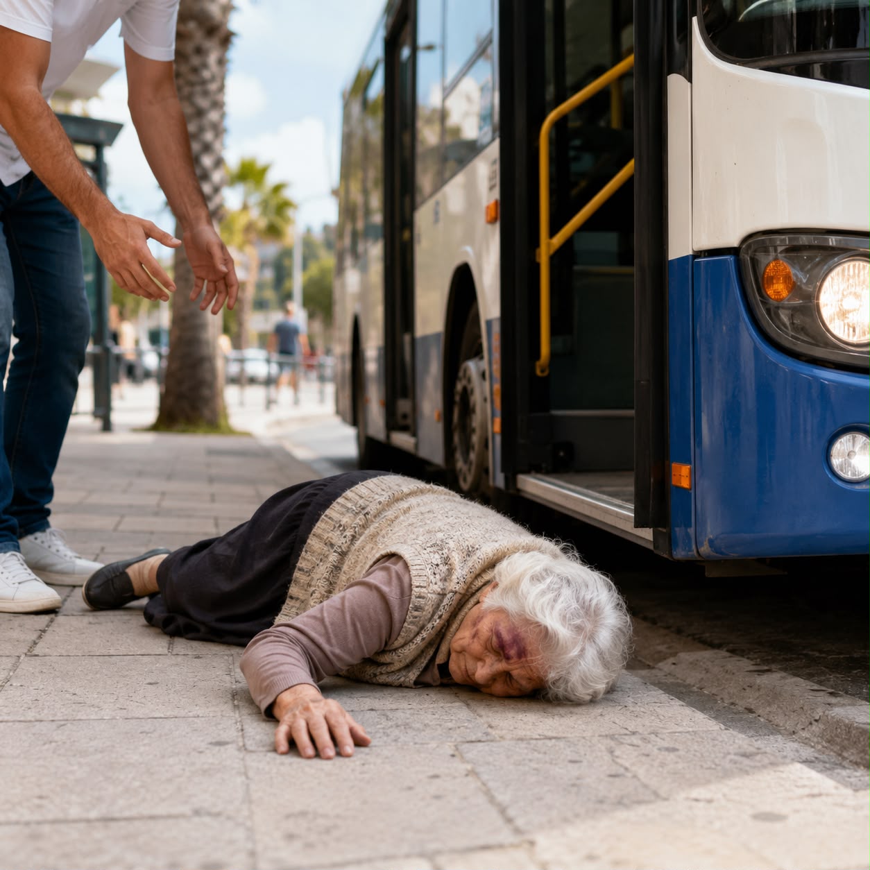E moshuara bie nga autobusi/ Transportohet në spital, në gjendje të rëndë