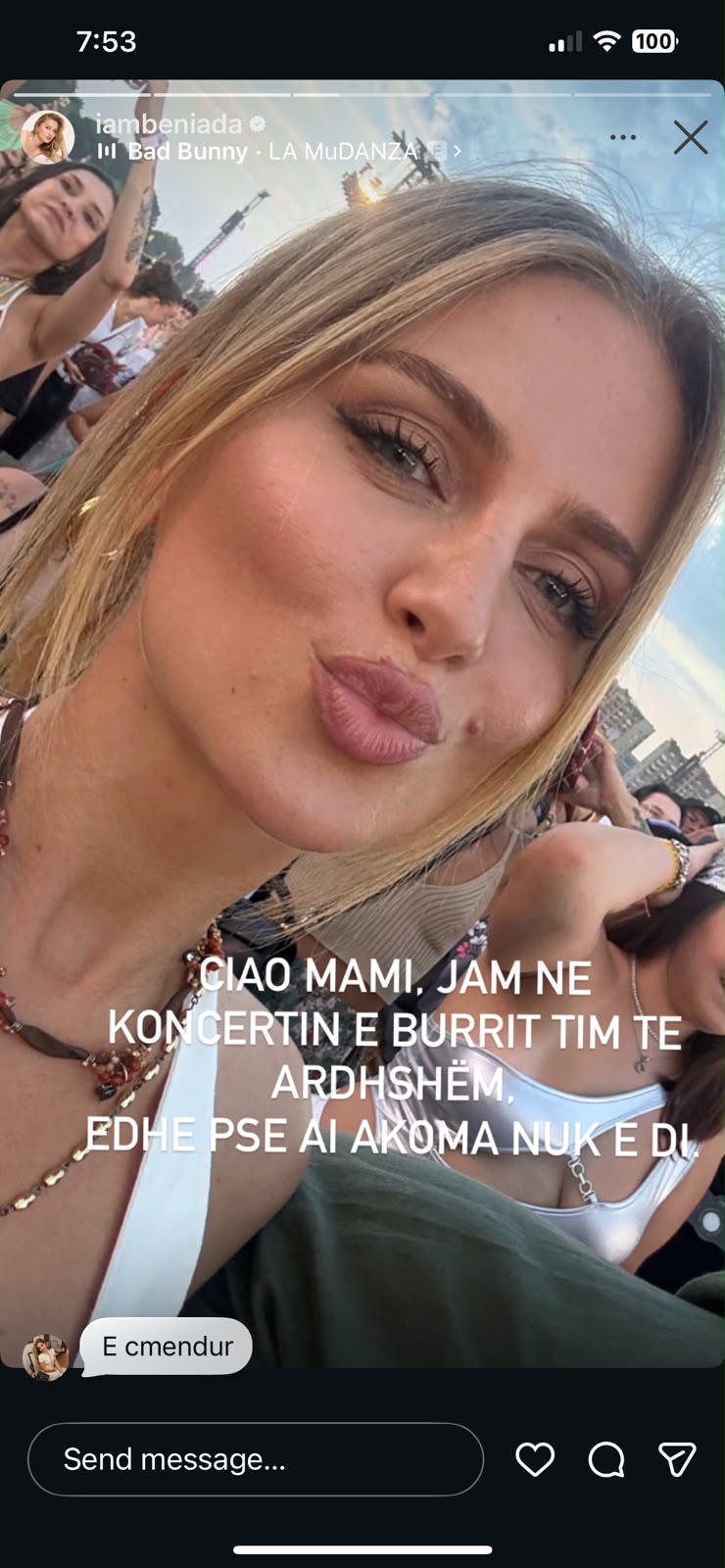 Beniada Nishani bën deklaratën epike nga koncerti: “Jam te burri im i ardhshëm” 1 8F1BF26A 5493 405A 9995 51E0B5DB3934 BA786CB7 E99E 41B3 963A BDE8CC5BA99C