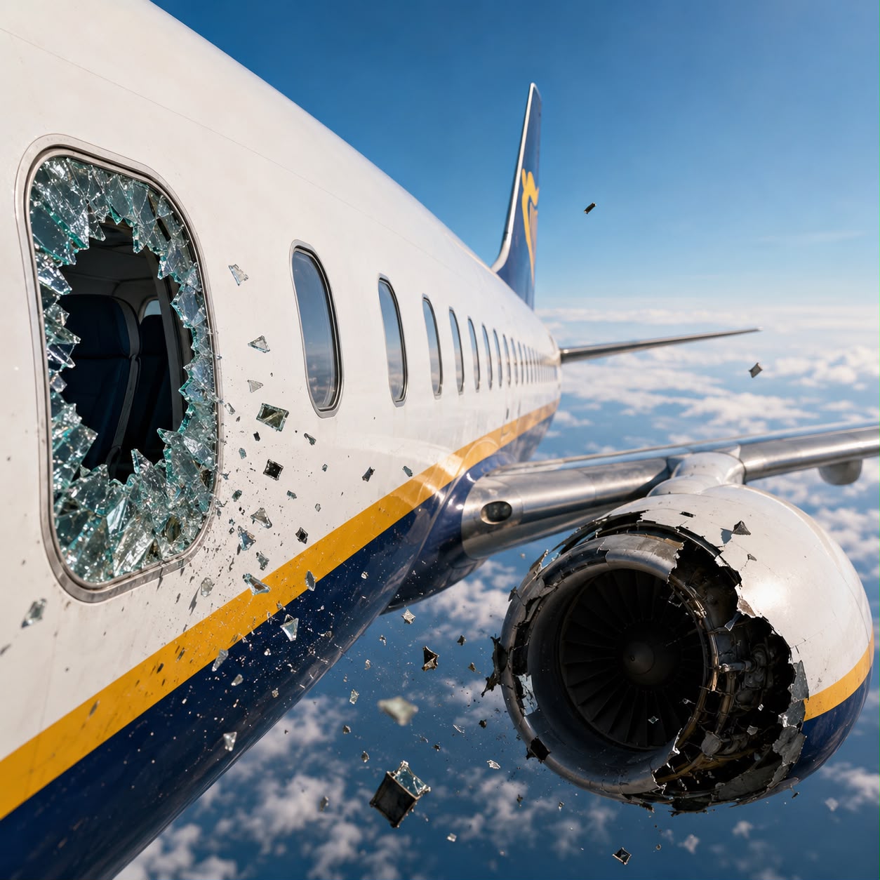 Momente paniku në fluturim! Thyhet dritarja e avionit pas defektit në motor, kthehet me urgjencë në Selanik