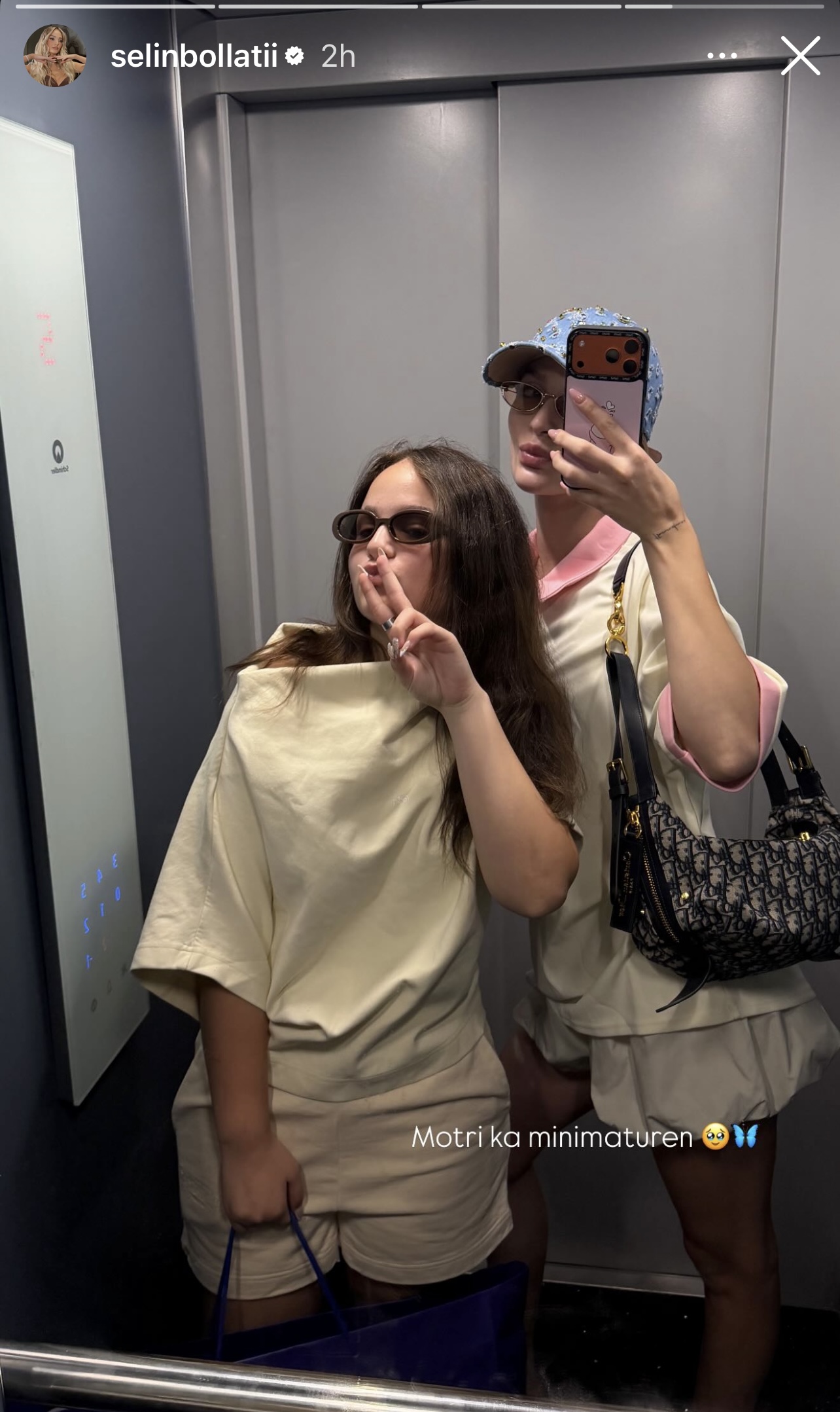 Selin na prezanton për herë të parë motrën e saj të vogël 1 IMG 8915
