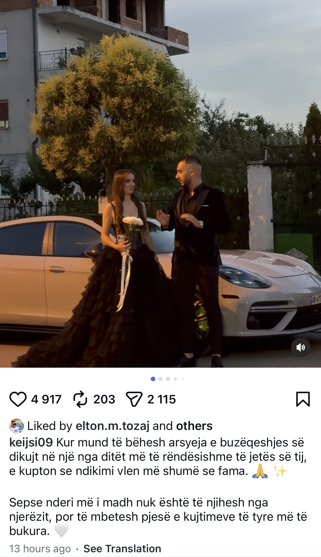 Keijsi surprizon një maturante, e shoqëron në mbrëmjen e maturës 1 IMG 9027